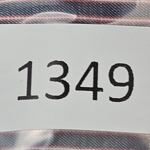 Barbour Shirt Long Sleeve Button-Up Purple Stripe Cotton Casual Classic Size L - Picture 10 of 10